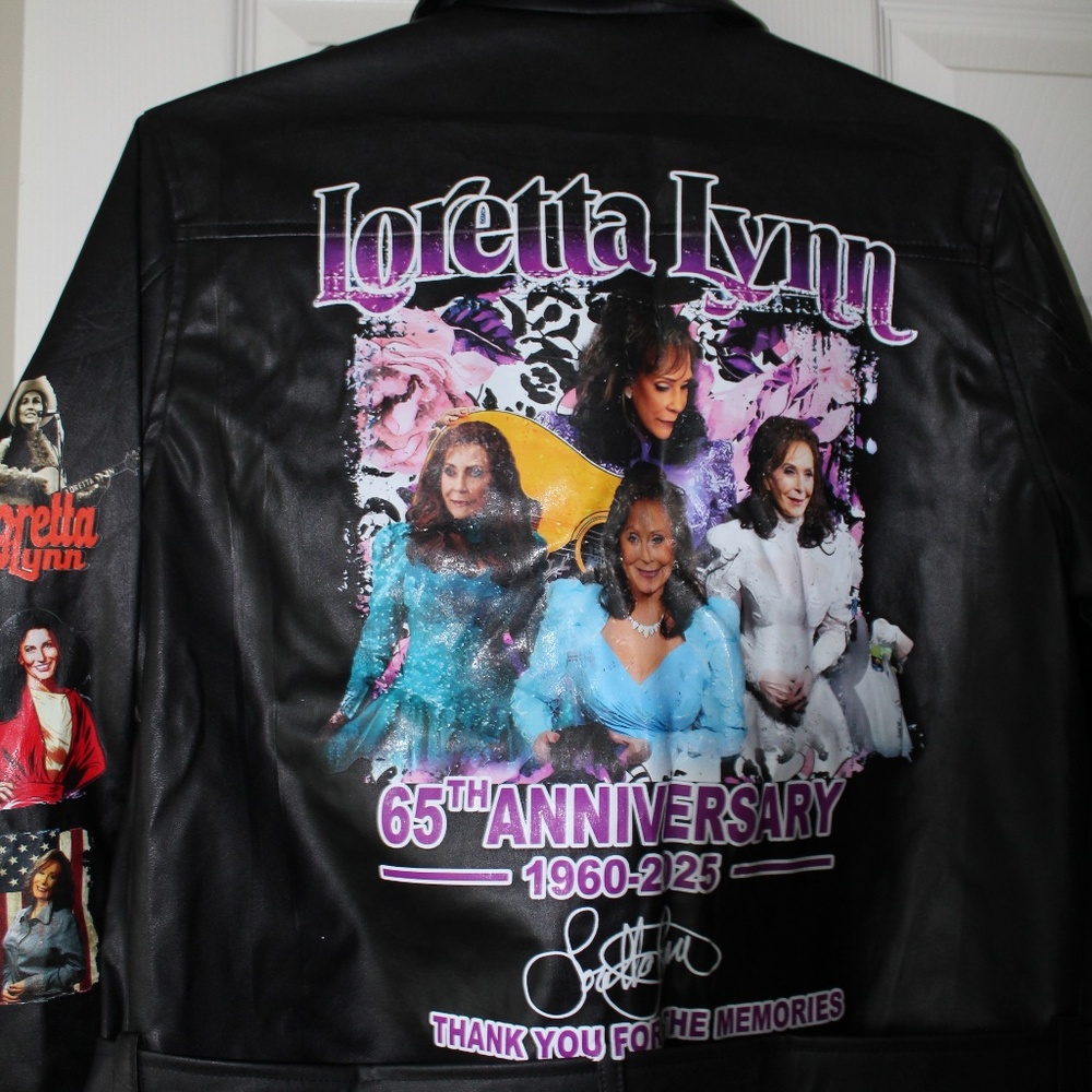 Loretta Lynn Jacket, Black, Large, New, Never worn